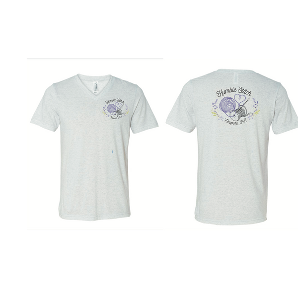 Humble Stitch Unisex triblend V-Neck T-Shirt